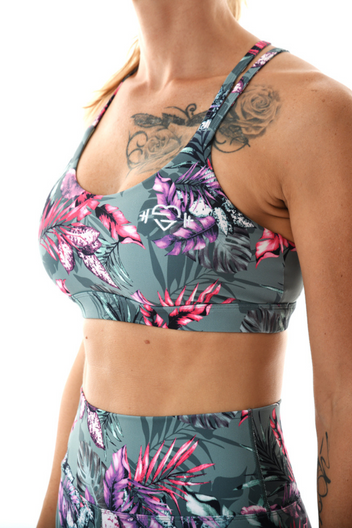 Soutien-gorge De Sport Loral Femme Beau Energy - Taille L, Motif Camo, NEUF Sans étiquette